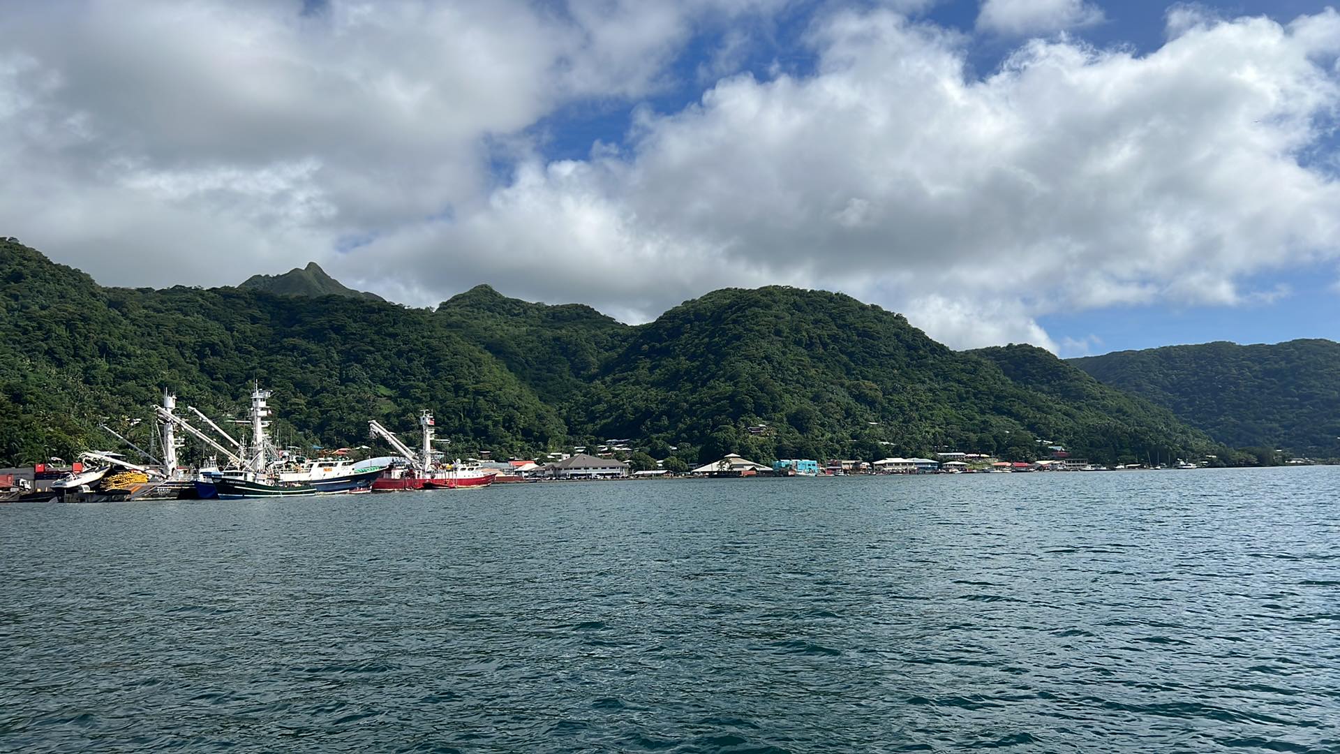 American Samoa Pago Pago harbor
